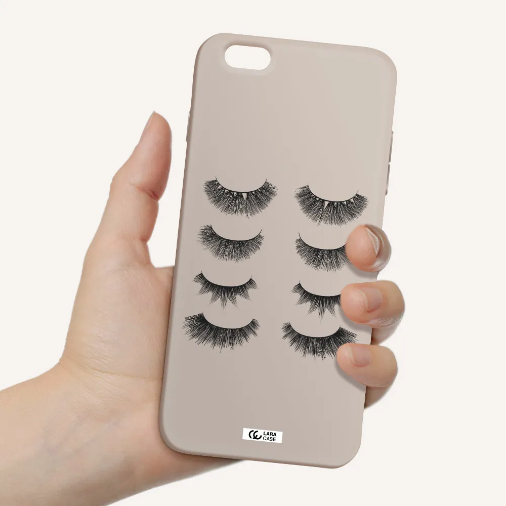 Eyelids Apple iPhone 6S Silicone Stone Case