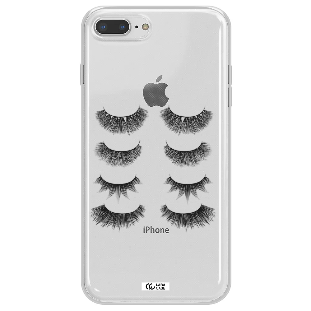 Eyelids Apple iPhone 7 plus Clear TPU Case