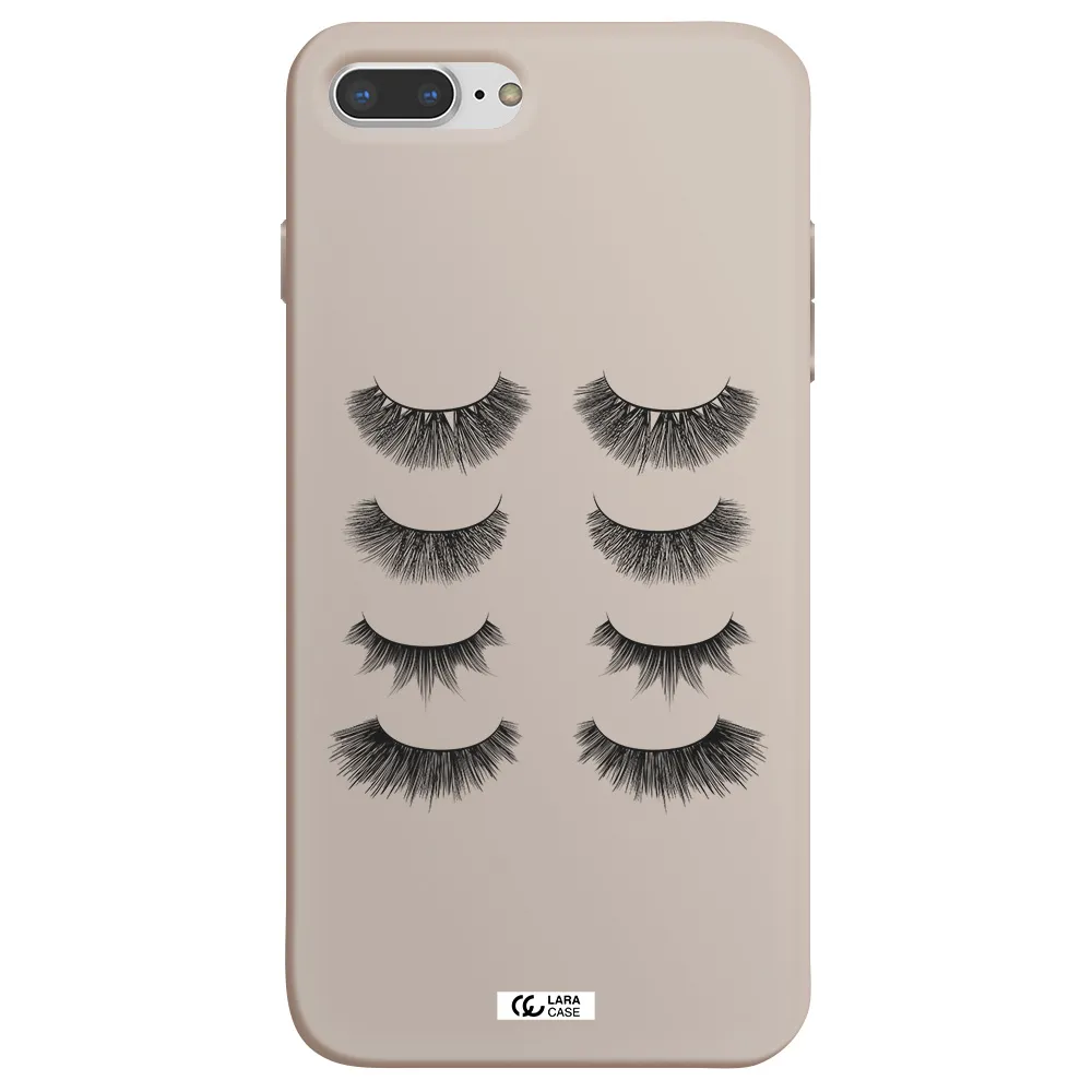 Eyelids Apple iPhone 7 plus Silicone Stone Case