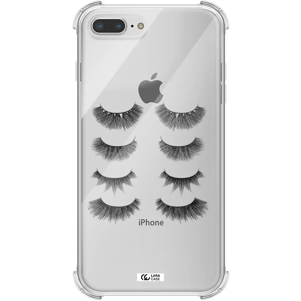 Eyelids Apple iPhone 8 plus Clear PC Case