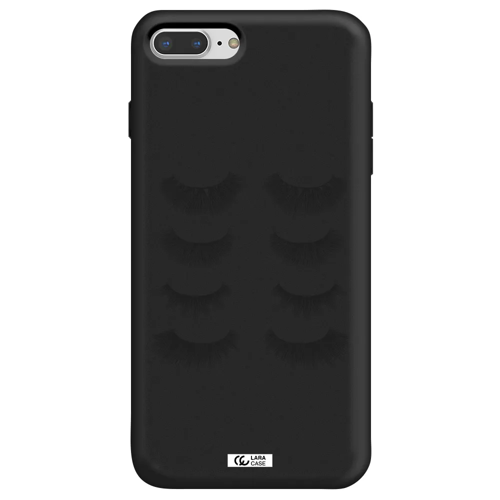 Eyelids Apple iPhone 8 plus Silicone black Case