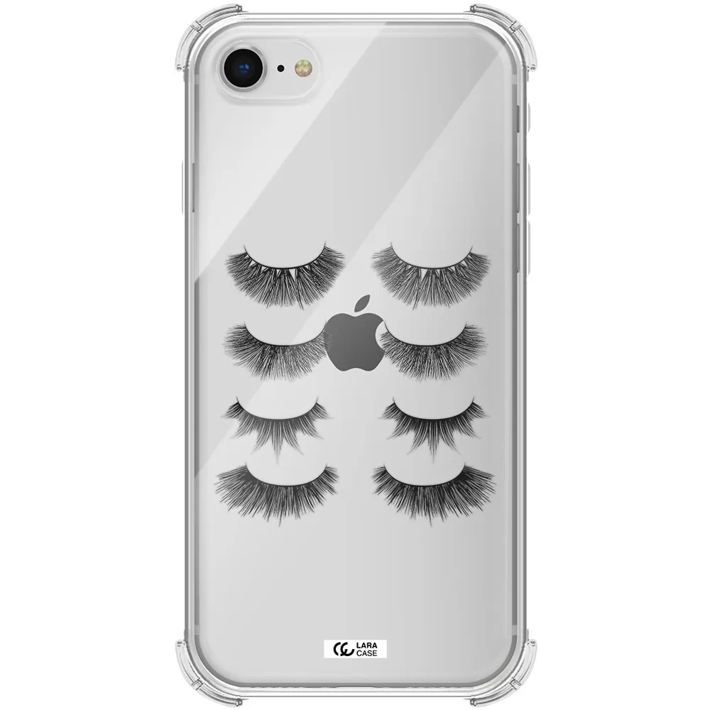 Eyelids Apple iPhone se 2020 Clear PC Case