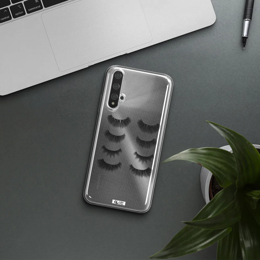 Eyelids Huawei Nova 5t Clear TPU Case