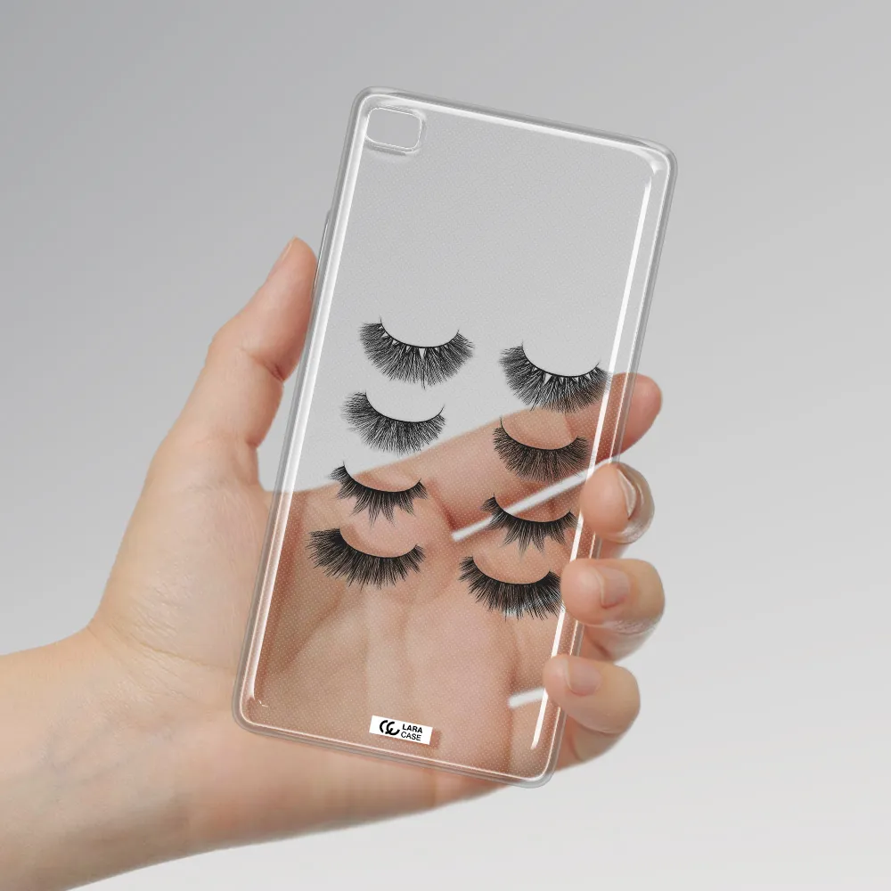 Eyelids Huawei P8 Clear TPU Case