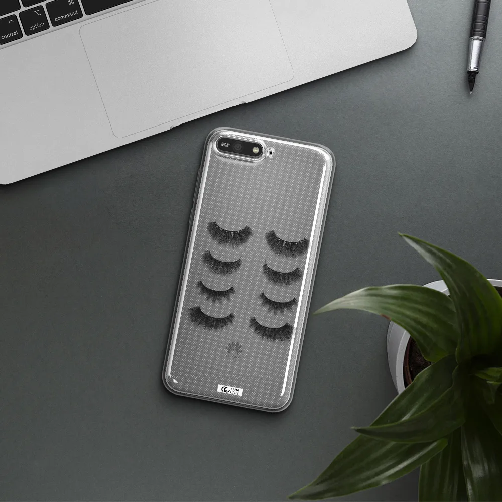 Eyelids Huawei Y6 2018 Clear TPU Case