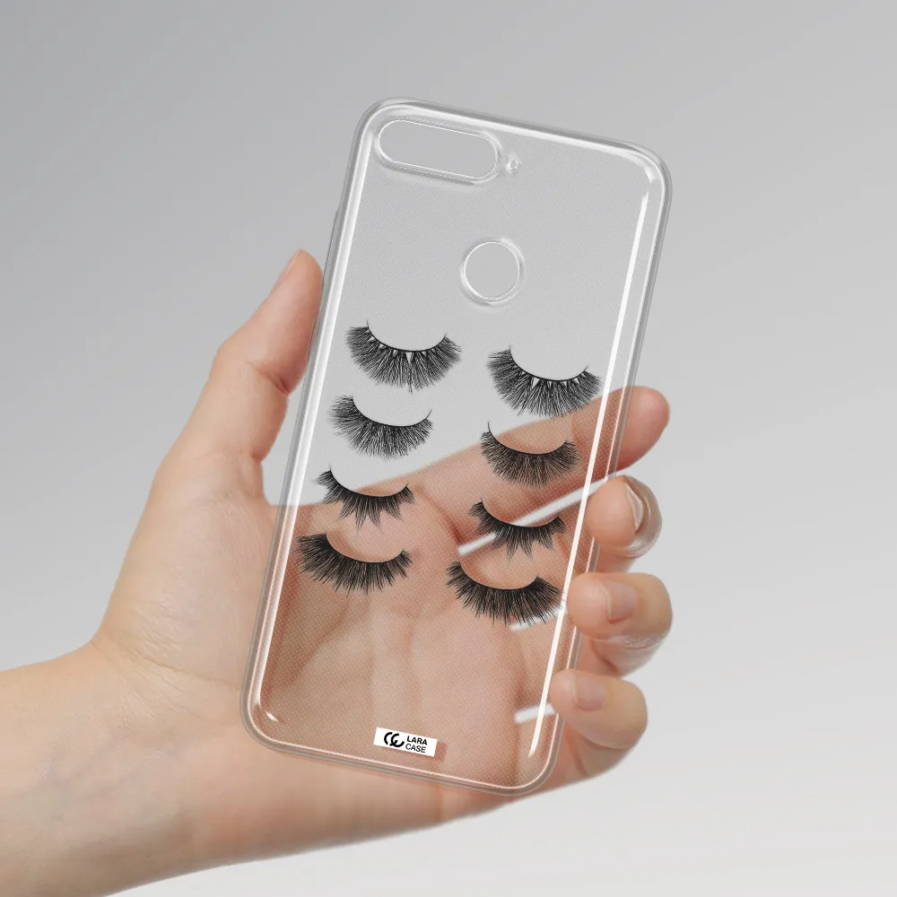 Eyelids Huawei Y6 Prime 2018 Clear TPU Case