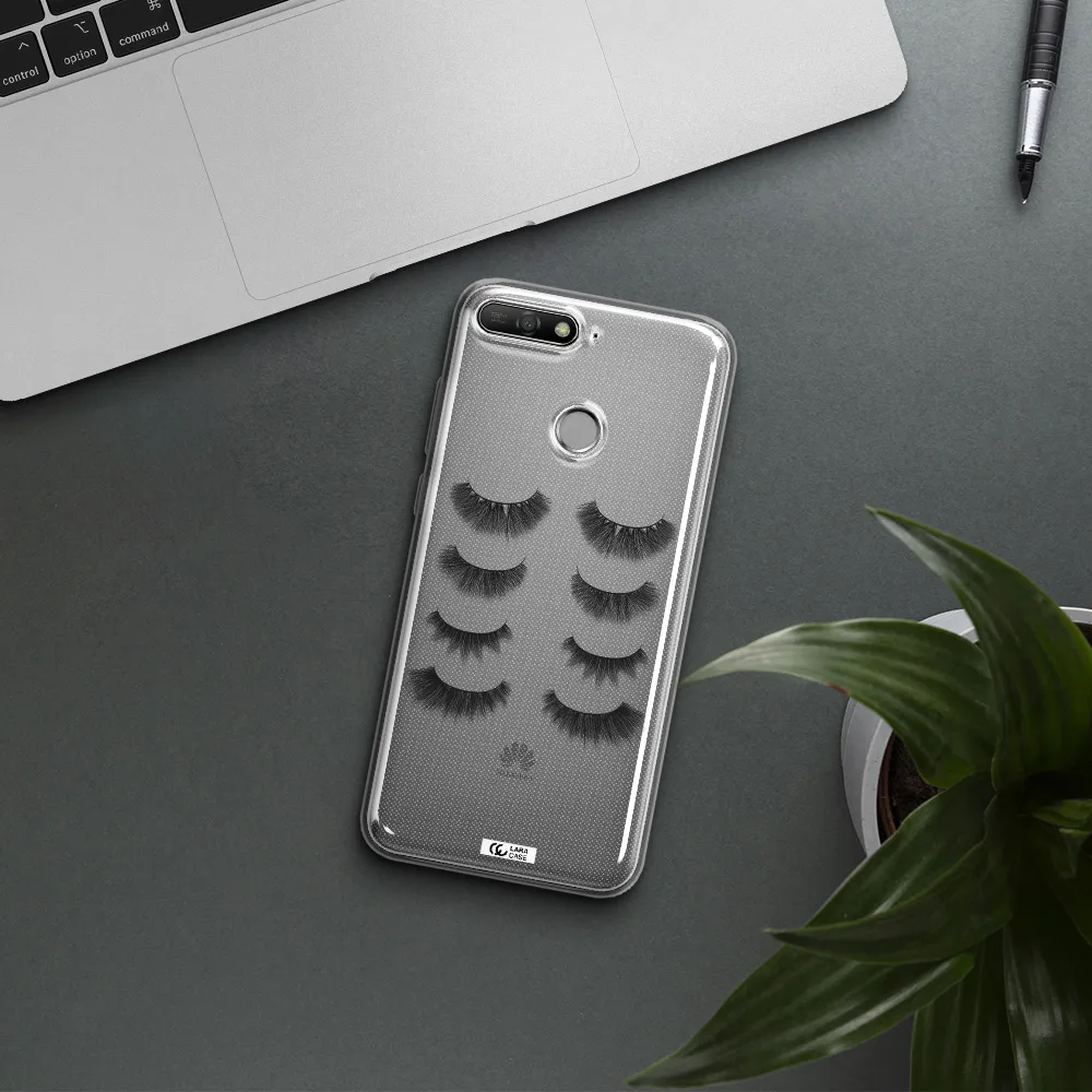Eyelids Huawei Y6 Prime 2018 Clear TPU Case