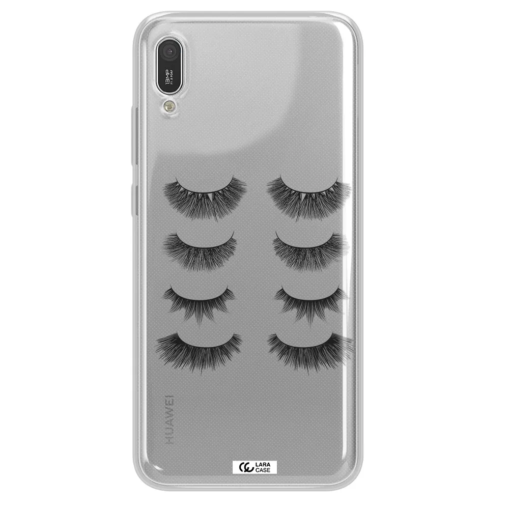 Eyelids Huawei Y6 Pro 2019 Clear TPU Case