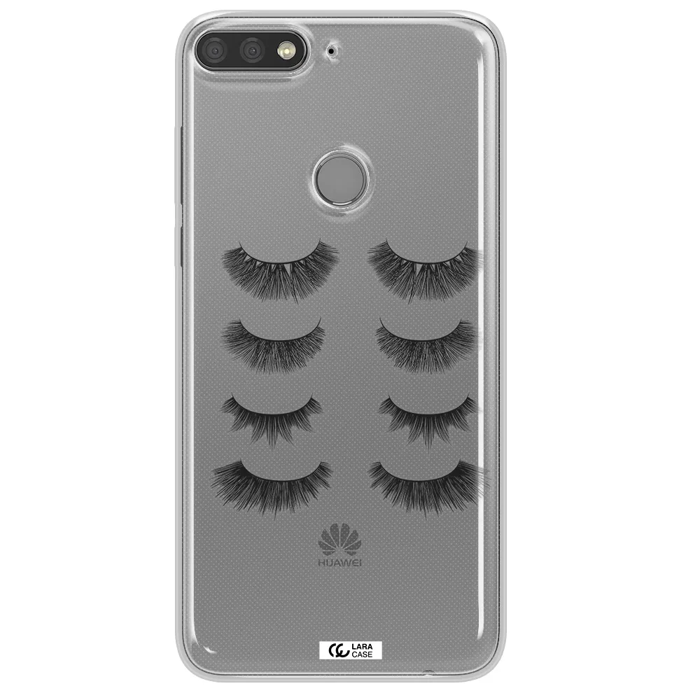 Eyelids Huawei Y7 Prime 2018 Clear TPU Case