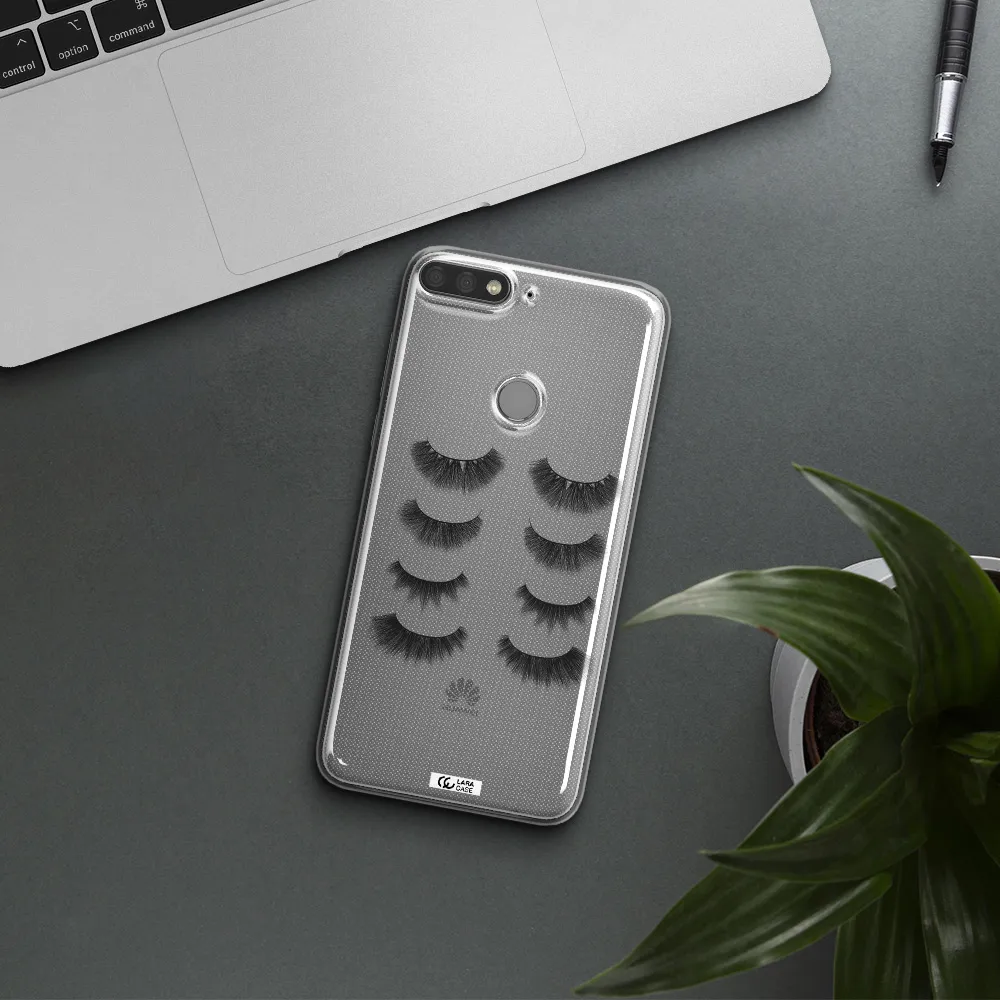 Eyelids Huawei Y7 Prime 2018 Clear TPU Case