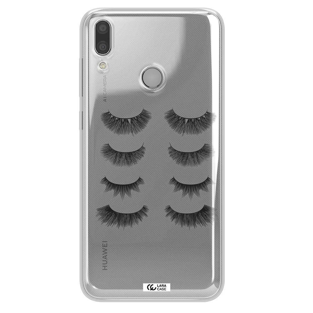 Eyelids Huawei Y9 2019 Clear TPU Case