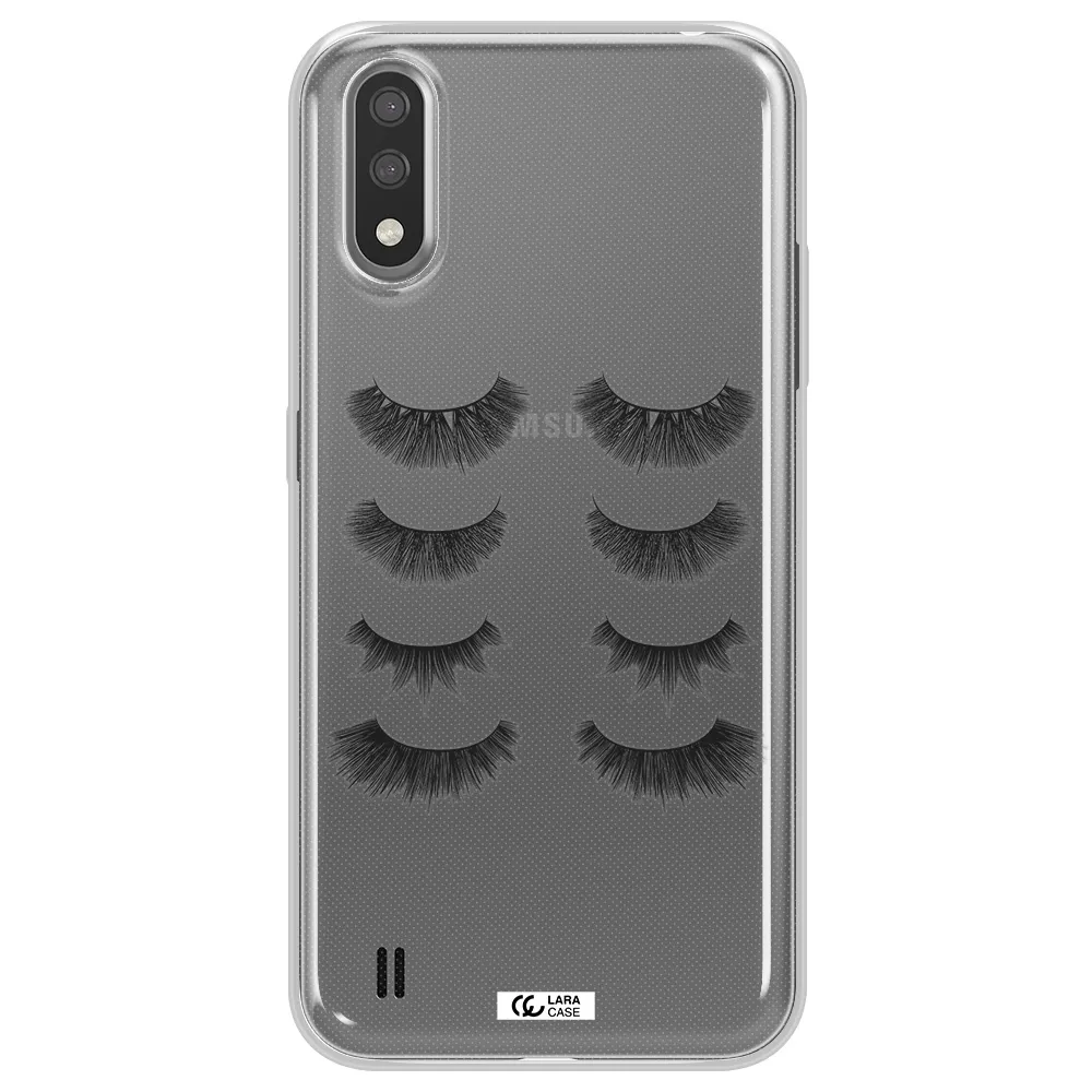 Eyelids Samsung A01 Clear TPU Case
