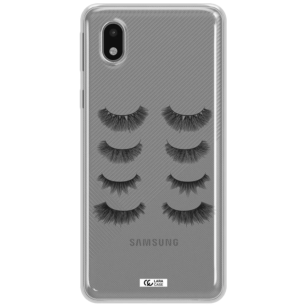 Eyelids Samsung A01 Core Clear Tpu Case