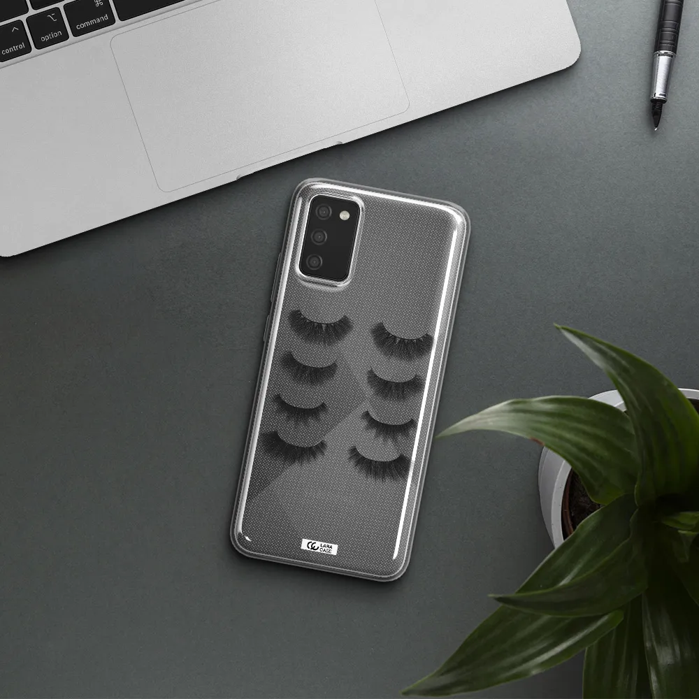Eyelids Samsung A02S Clear TPU Case