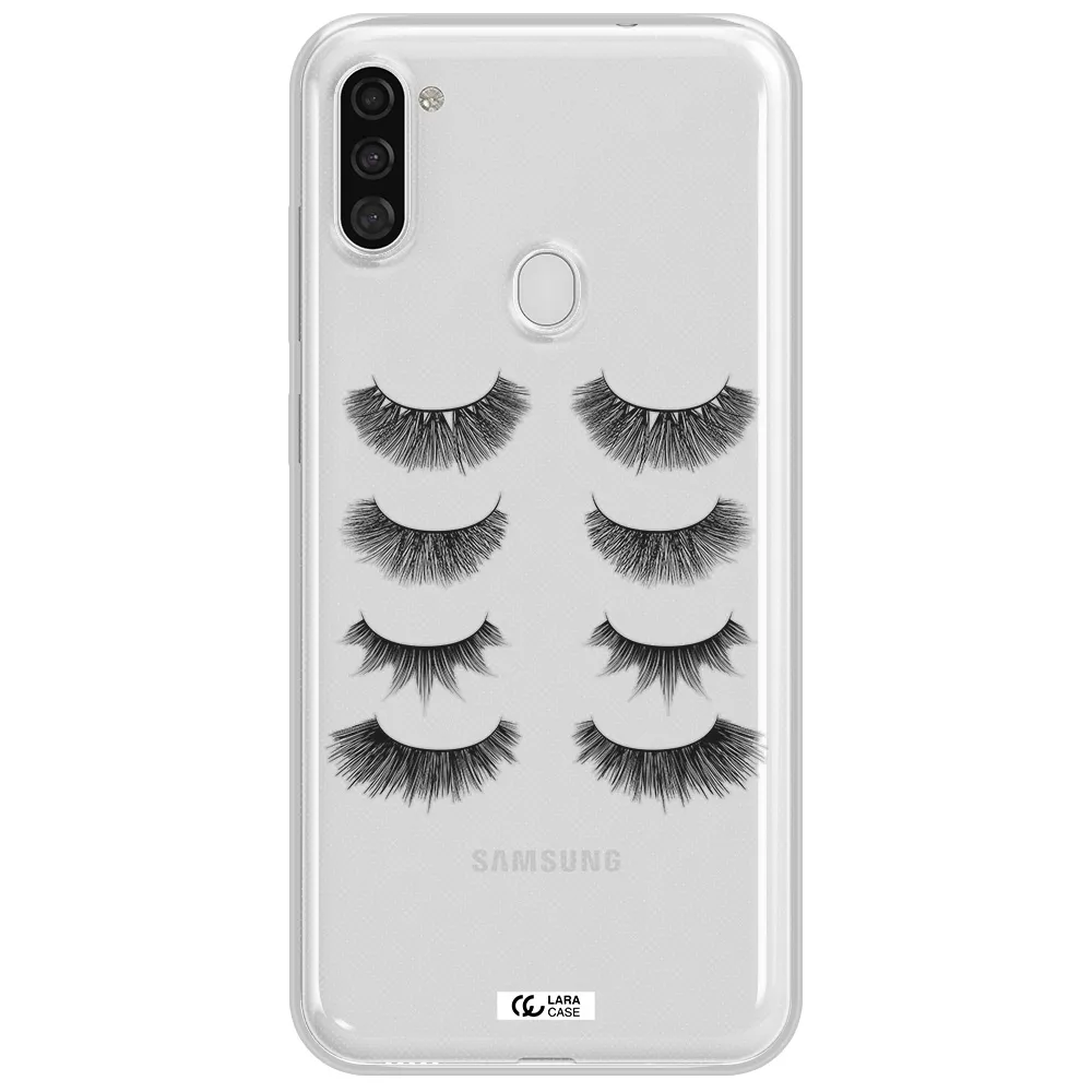 Eyelids Samsung A11 Clear TPU Case