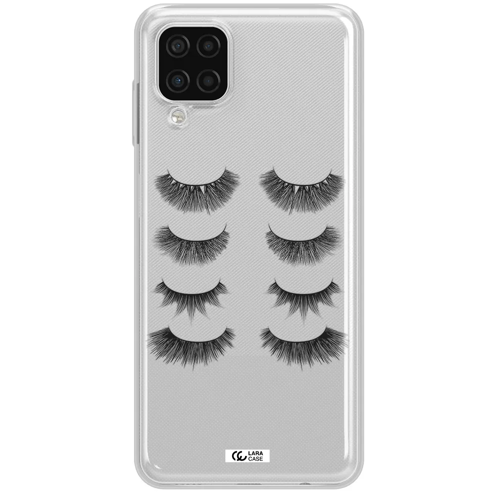 Eyelids Samsung A12 4g Clear TPU Case