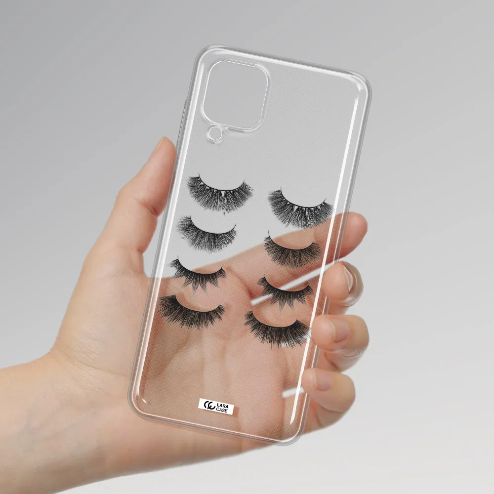 Eyelids Samsung A12 4g Clear TPU Case