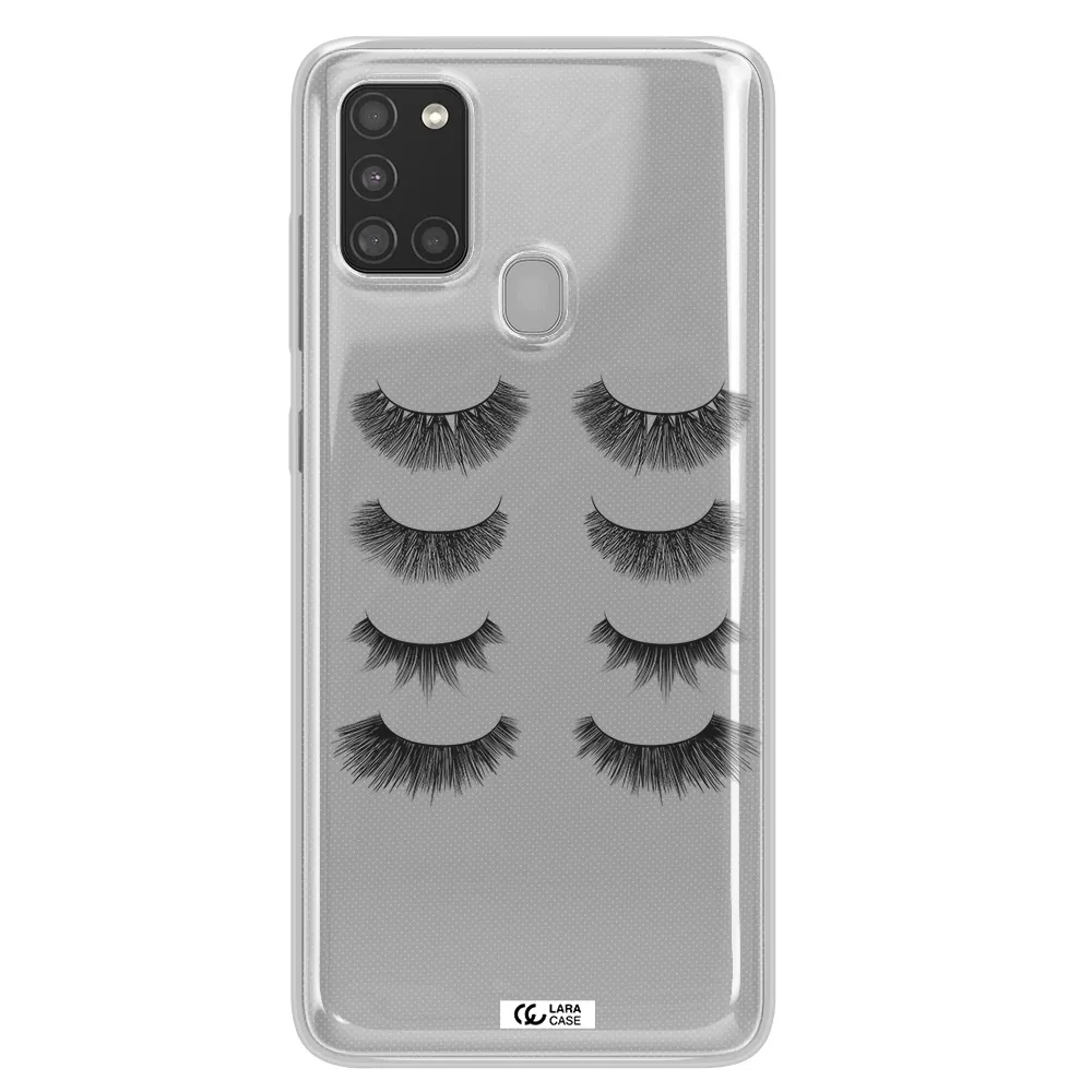 Eyelids Samsung A21S Clear TPU Case
