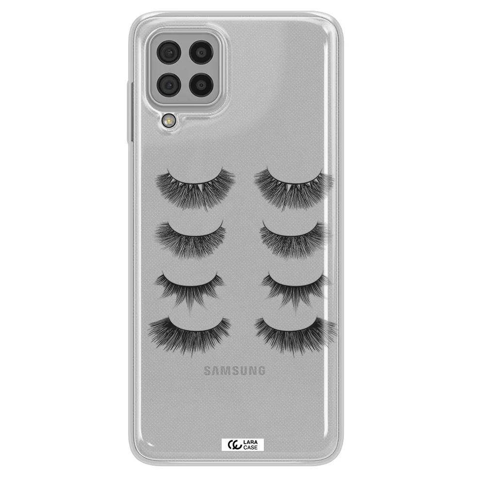 Eyelids Samsung A22 4g Clear TPU Case