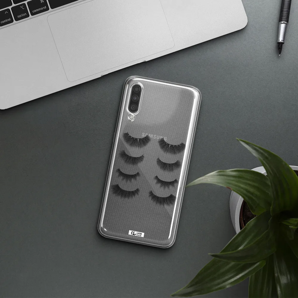 Eyelids Samsung A30S Clear TPU Case