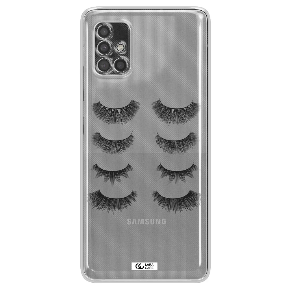 Eyelids Samsung A40S Clear Tpu Case