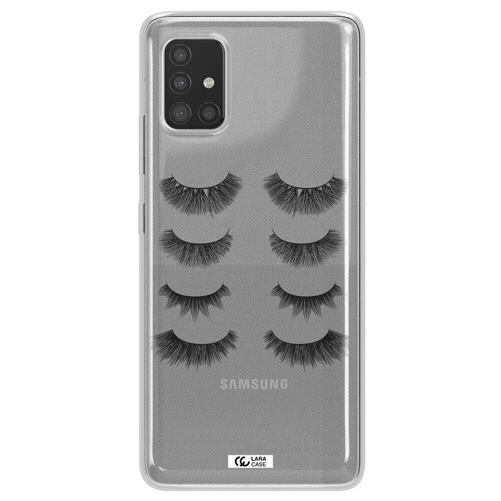 Eyelids Samsung A51 Clear TPU Case