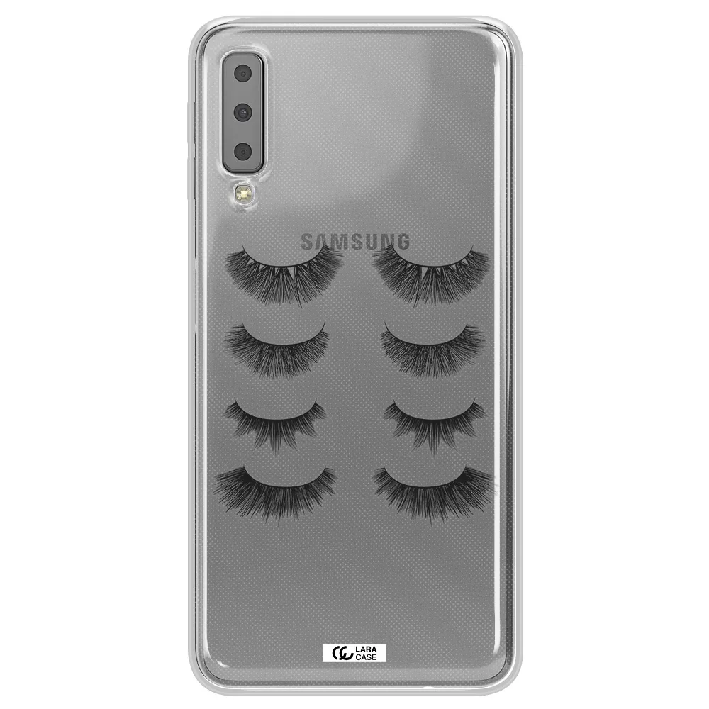 Eyelids Samsung A7 2018 Clear TPU Case