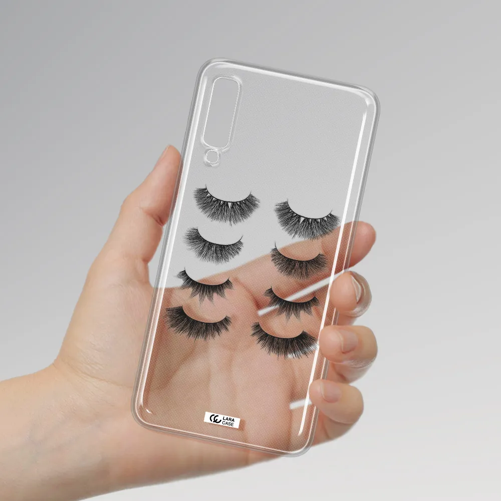 Eyelids Samsung A7 2018 Clear TPU Case