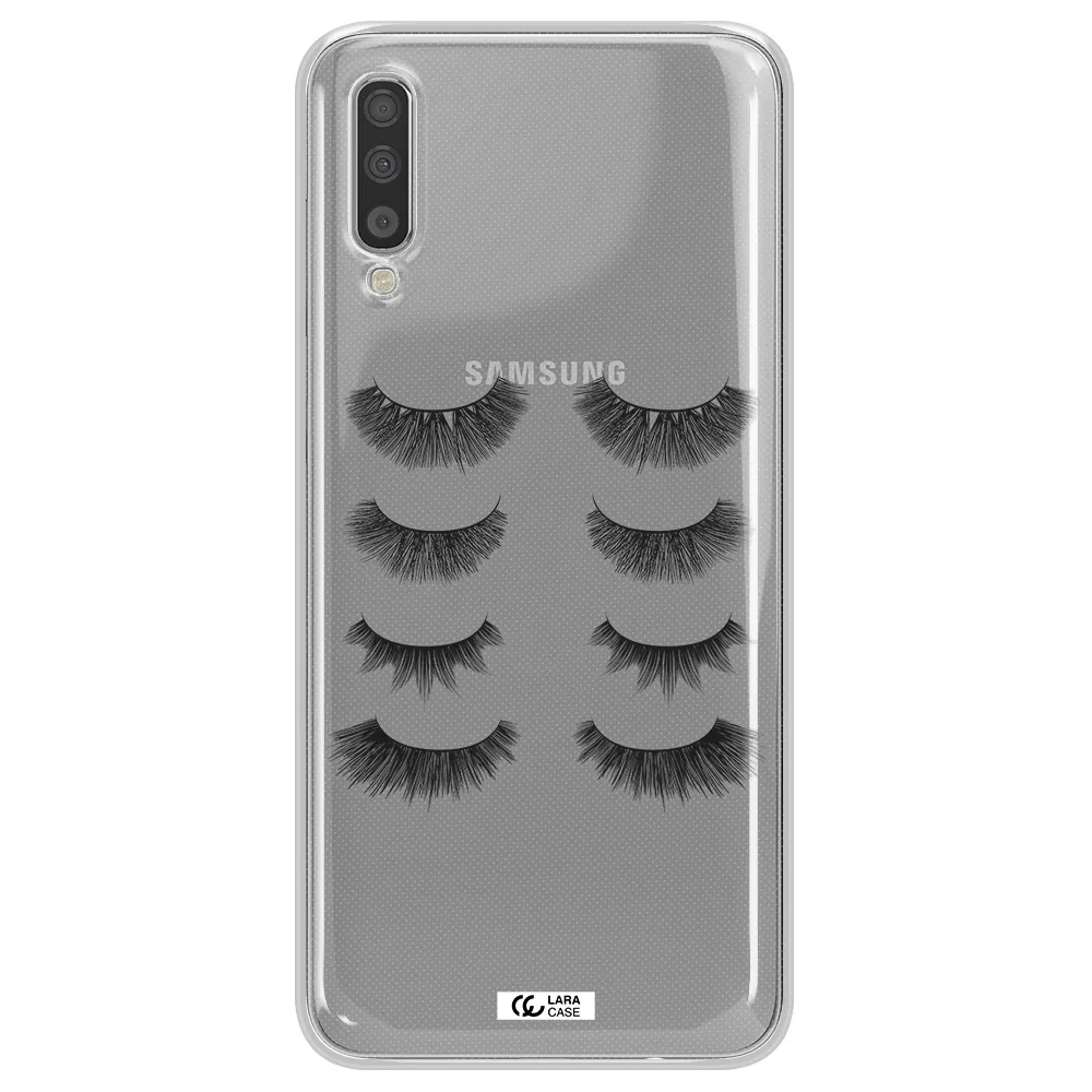 Eyelids Samsung A70S Clear Tpu Case