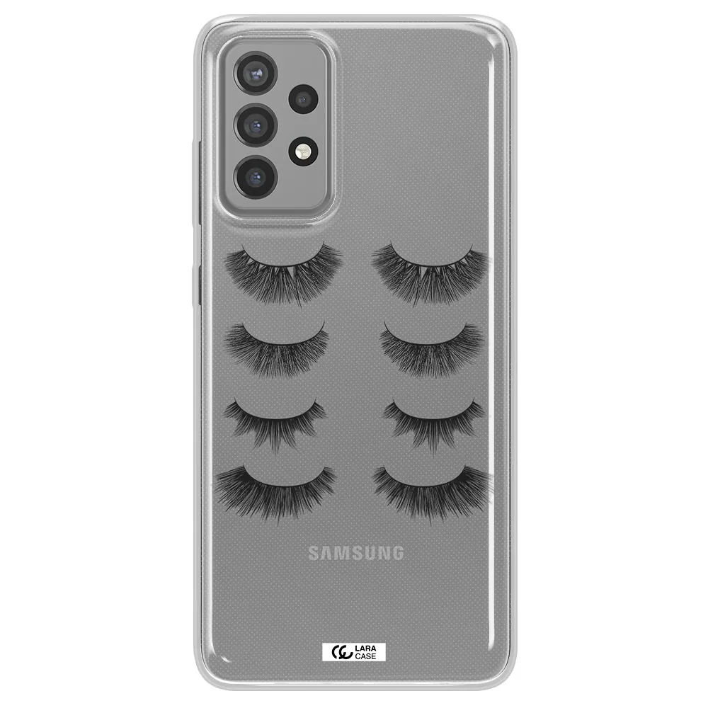Eyelids Samsung A72 Clear TPU Case
