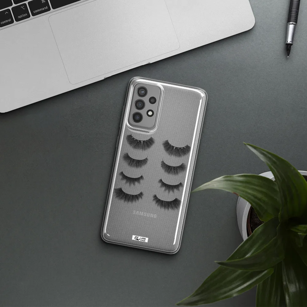 Eyelids Samsung A72 Clear TPU Case