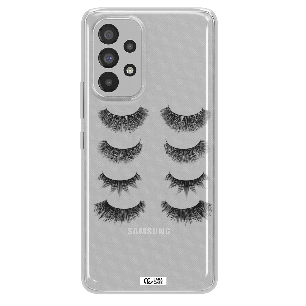 Eyelids Samsung A73 Clear TPU Case