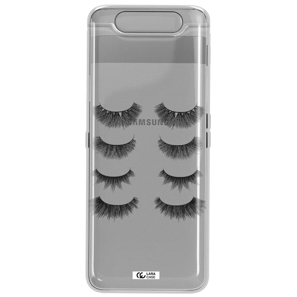 Eyelids Samsung A80 Clear TPU Case