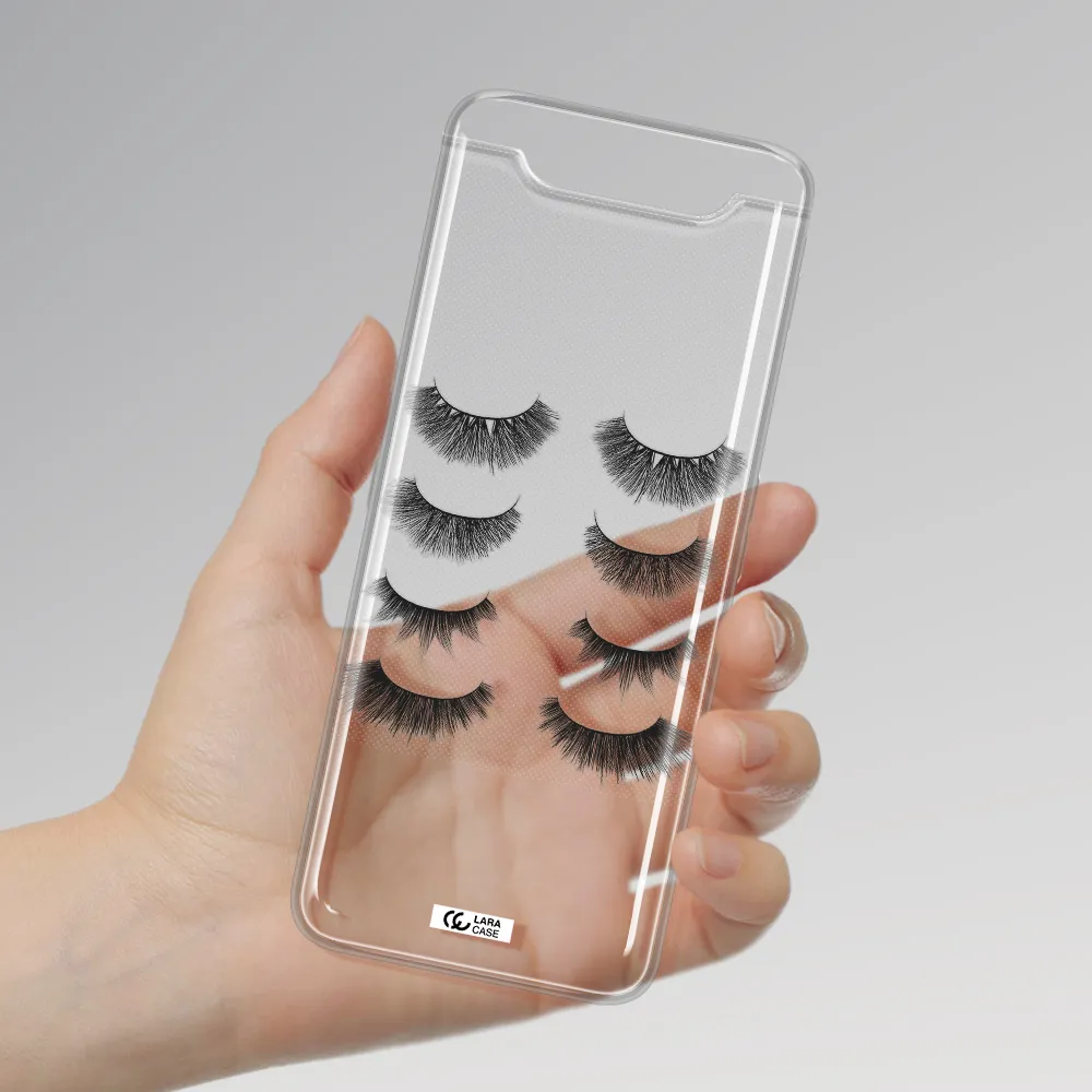 Eyelids Samsung A80 Clear TPU Case