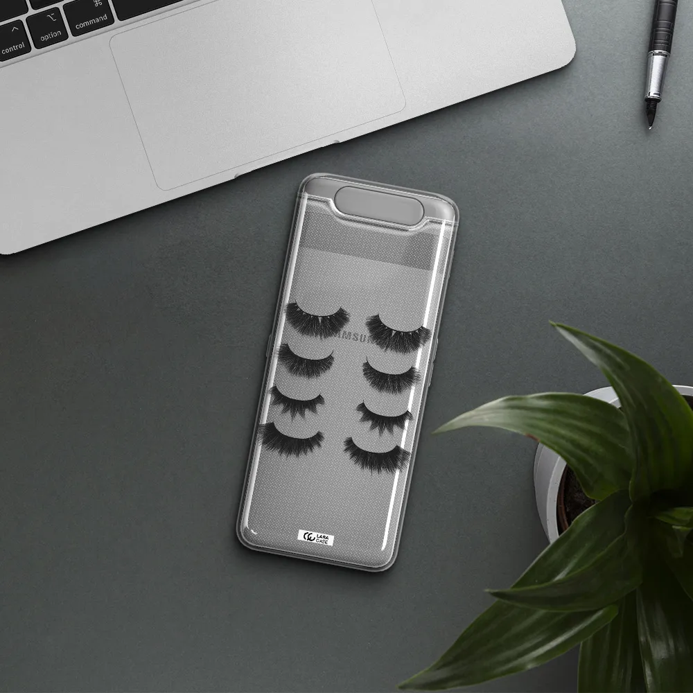 Eyelids Samsung A80 Clear TPU Case