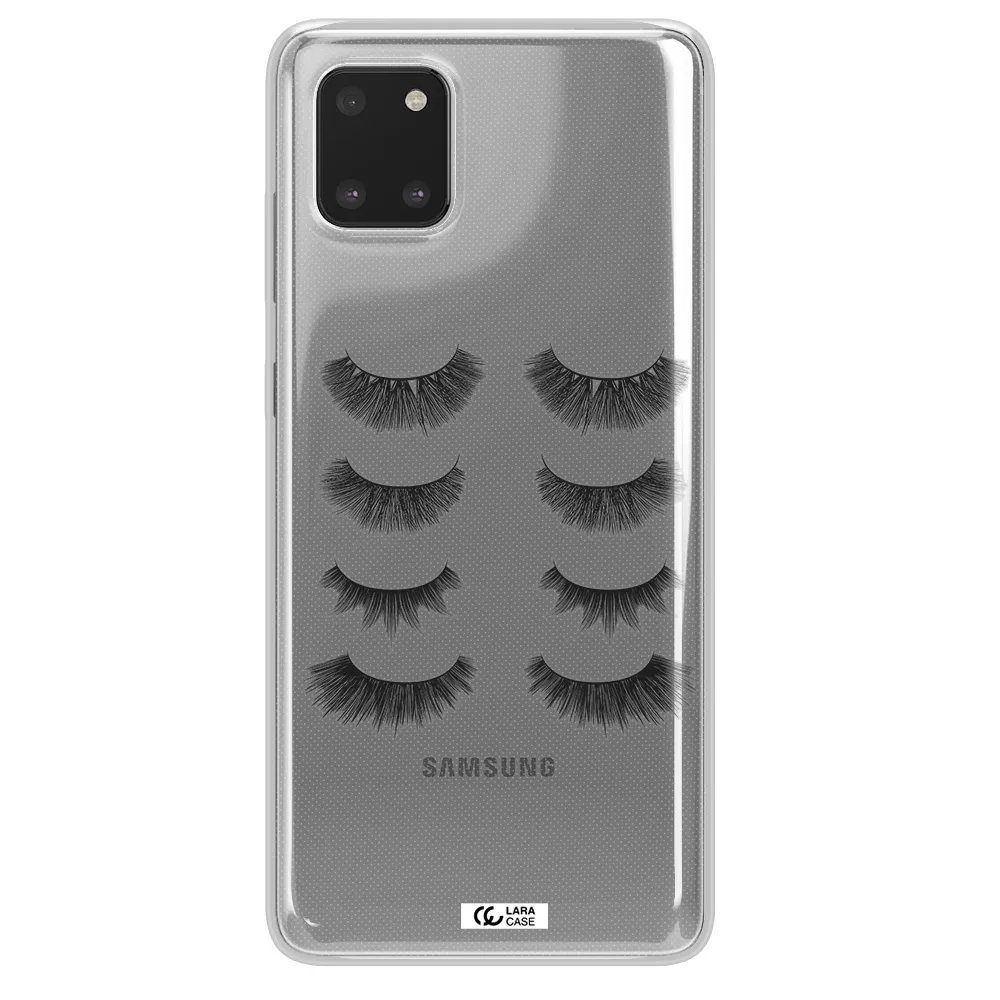 Eyelids Samsung A81 Clear TPU Case
