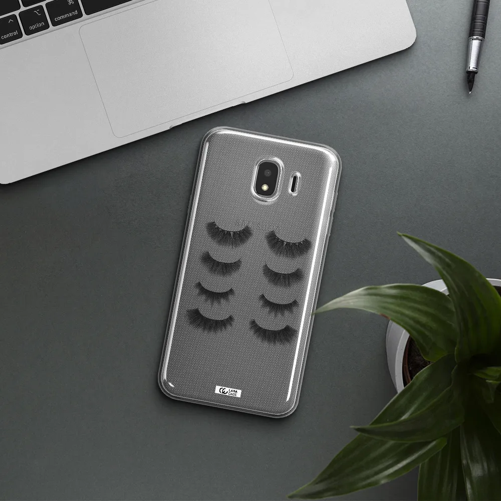 Eyelids Samsung J4 Clear TPU Case