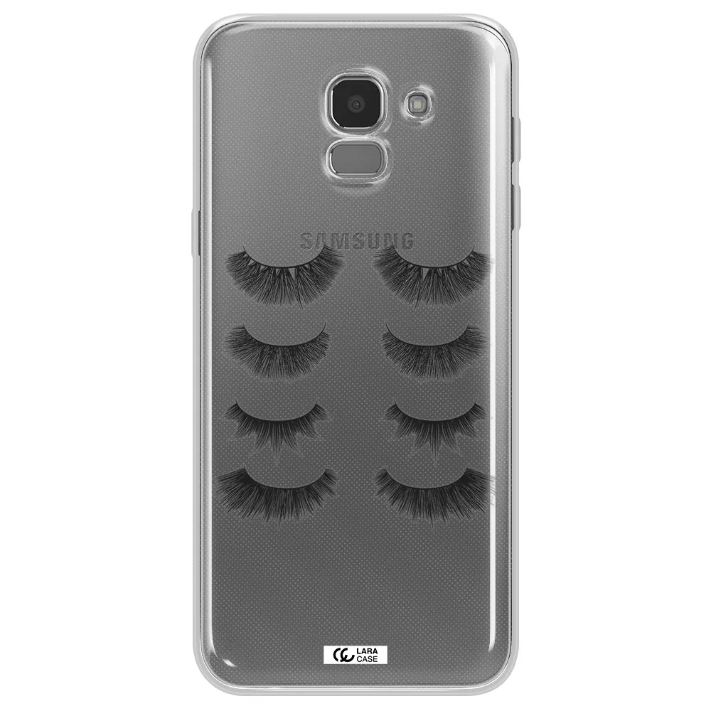 Eyelids Samsung J6 Clear TPU Case