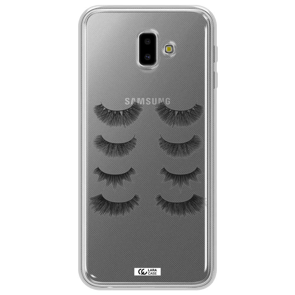 Eyelids Samsung J6 Plus Clear TPU Case
