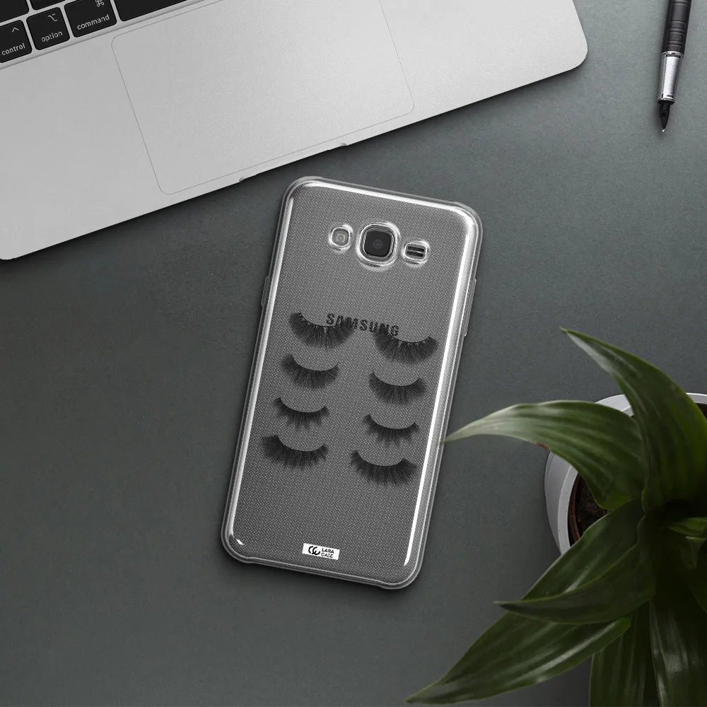 Eyelids Samsung J7 Clear TPU Case