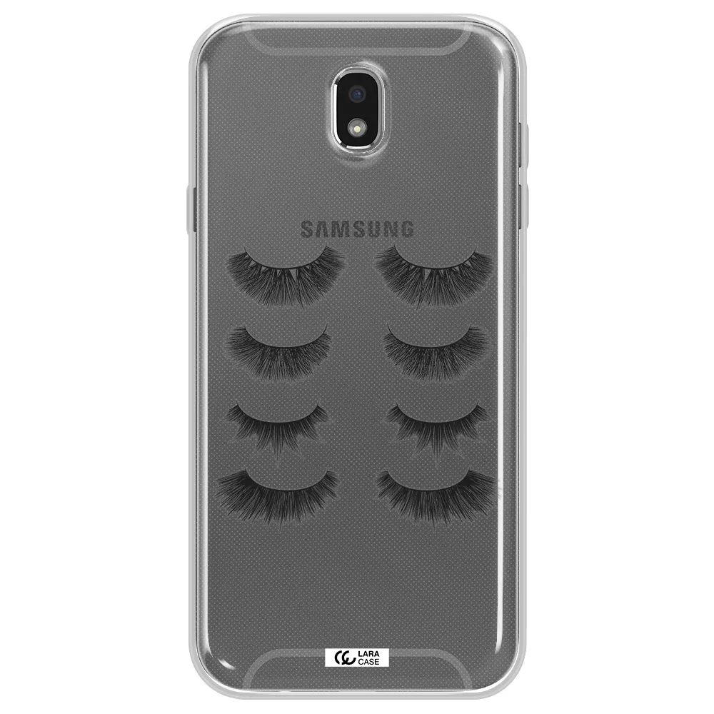 Eyelids Samsung J7 Pro Clear TPU Case