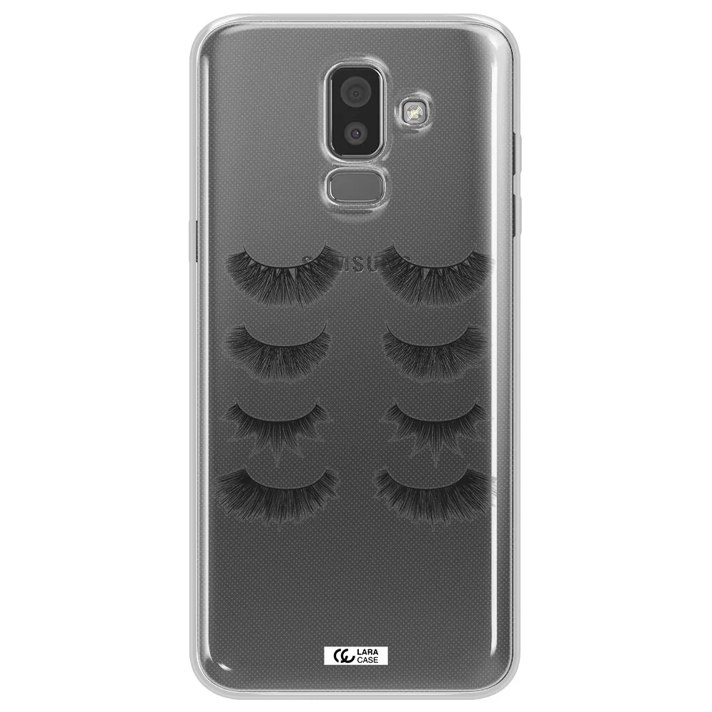 Eyelids Samsung J8 Clear TPU Case