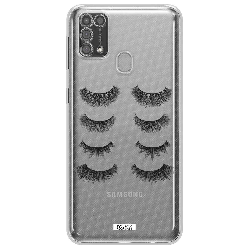 Eyelids Samsung M31 Clear TPU Case