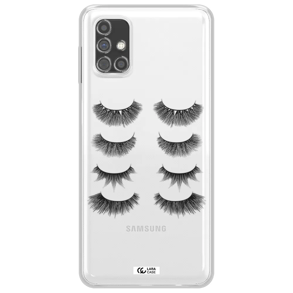 Eyelids Samsung M31S Clear TPU Case