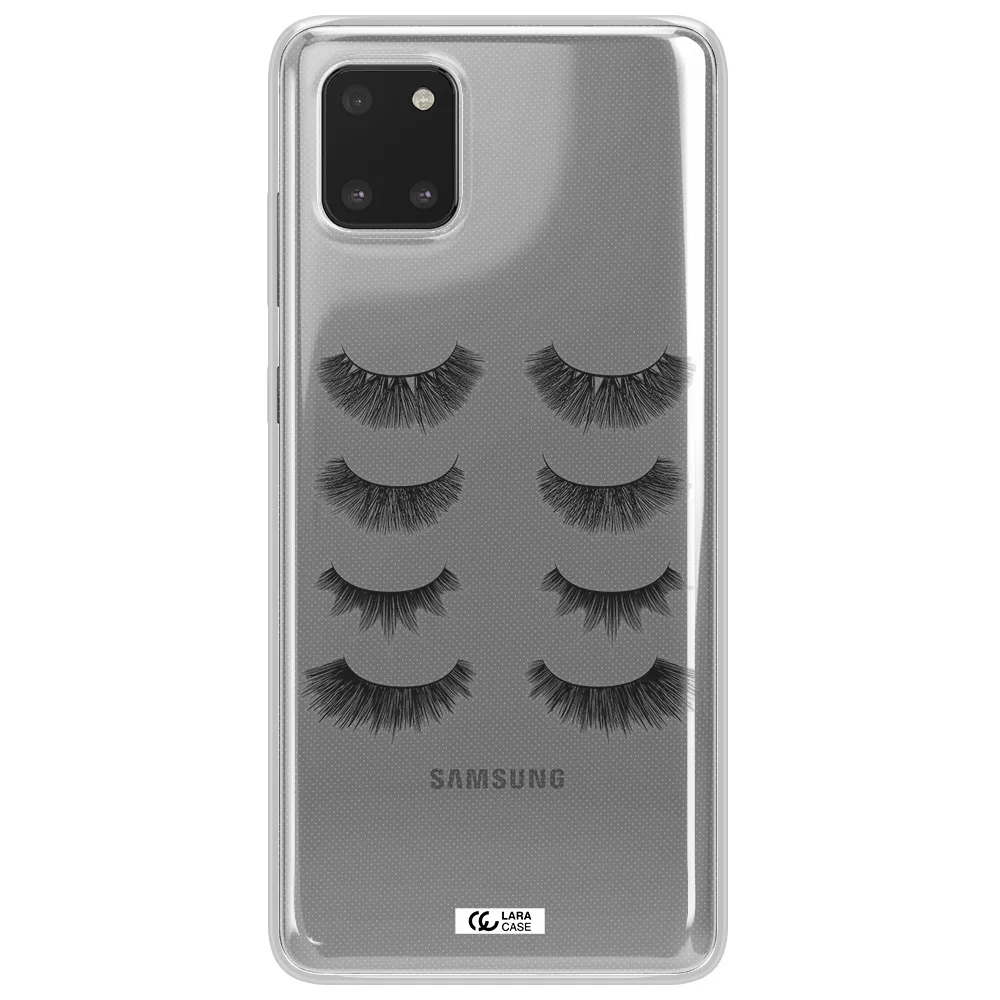 Eyelids Samsung Note 10 Lite Clear TPU Case