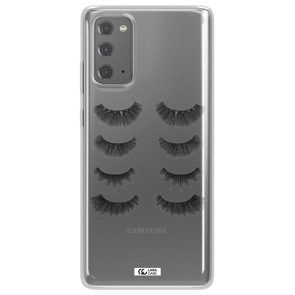 Eyelids Samsung Note 20 Clear TPU Case