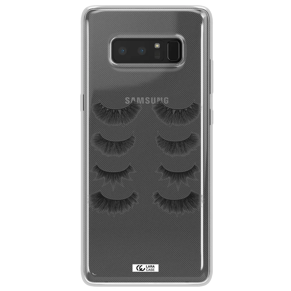 Eyelids Samsung Note 8 Clear TPU Case