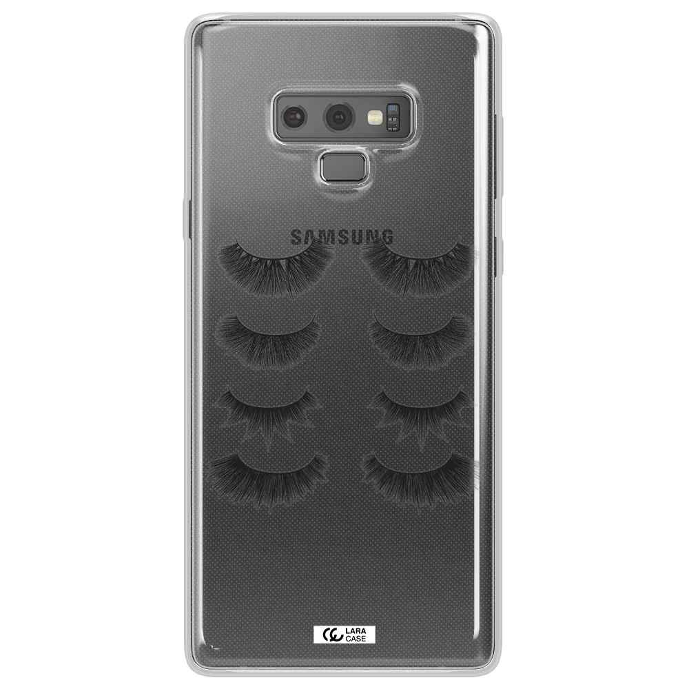 Eyelids Samsung Note 9 Clear TPU Case