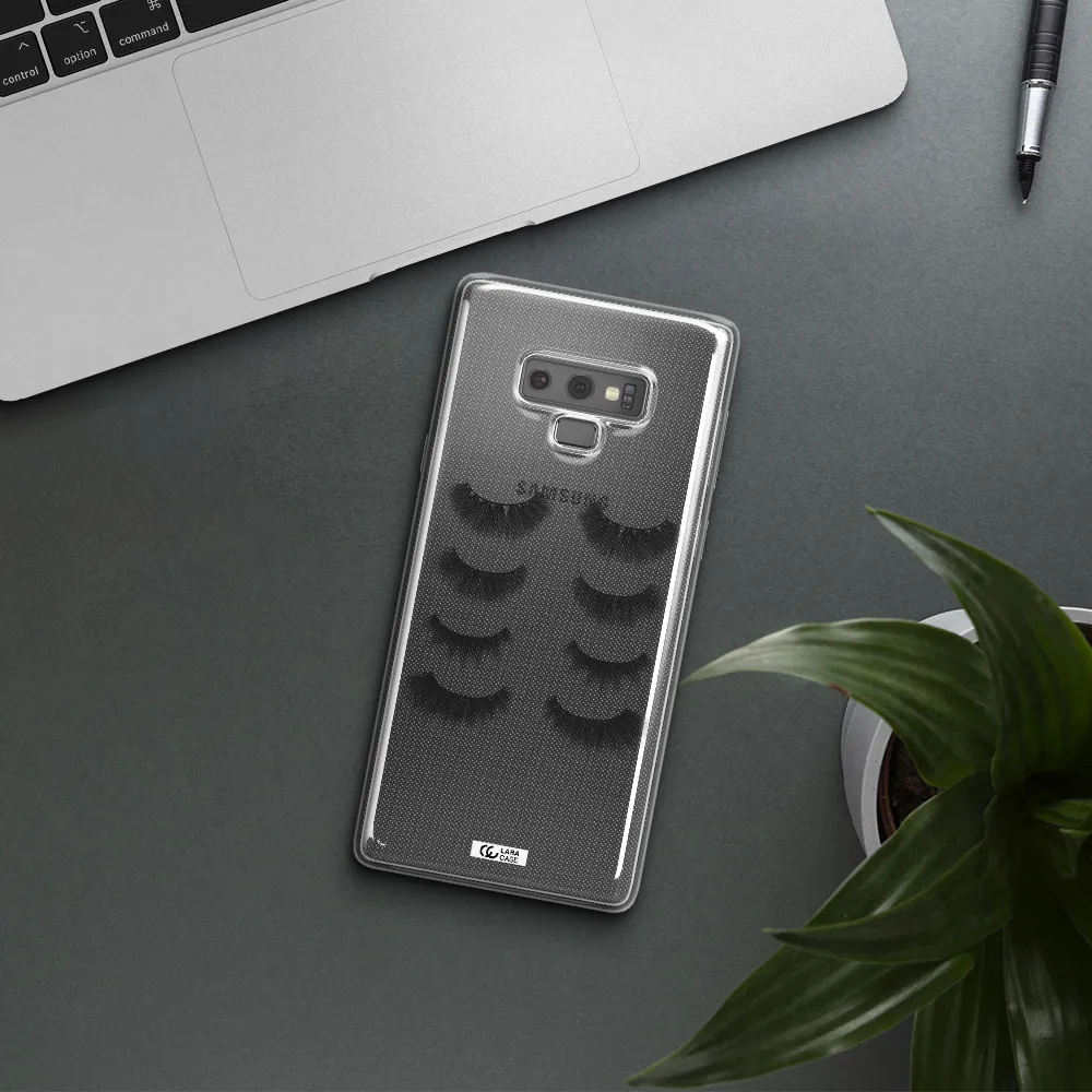 Eyelids Samsung Note 9 Clear TPU Case