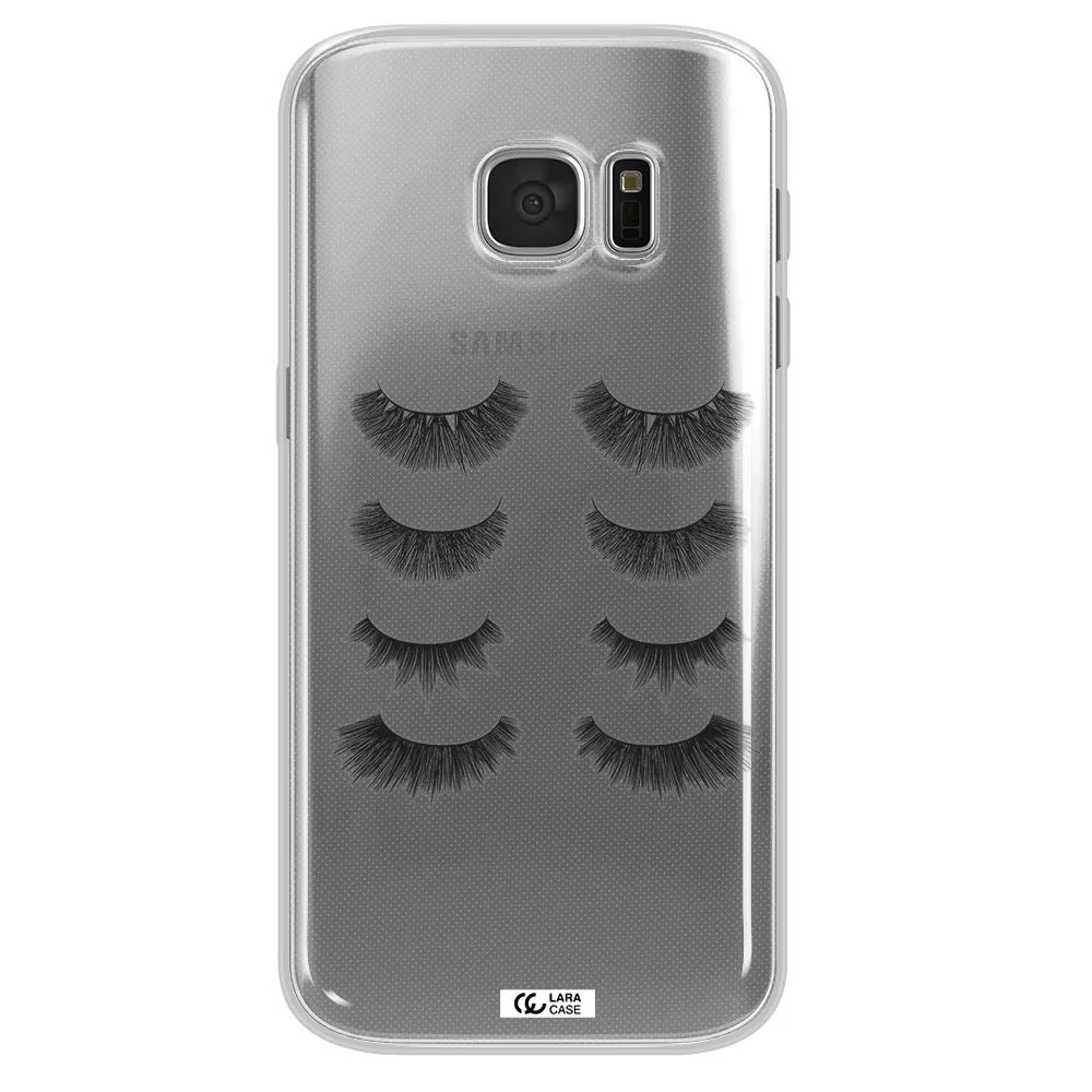 Eyelids Samsung S 7 Clear TPU Case